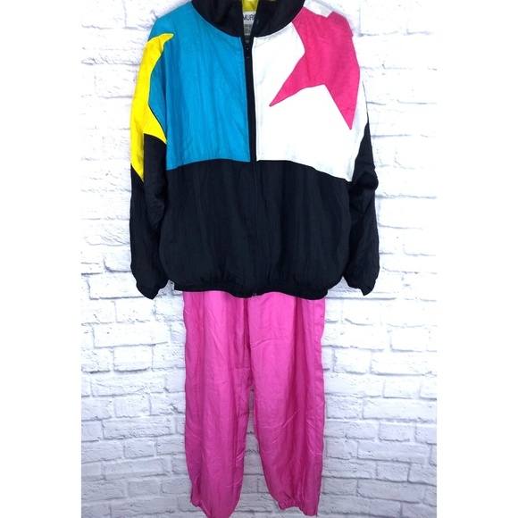 Mureli Jackets & Blazers - Vintage Windbreaker Suit Tracksuit High Waisted